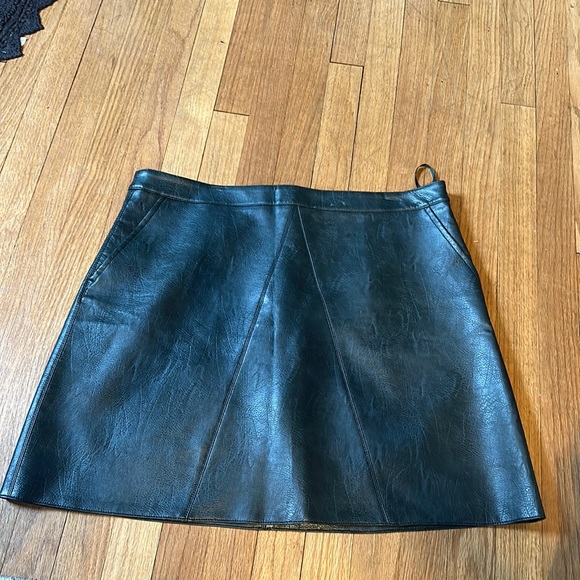 Vegan Leather Skirt - Picture 1 of 3